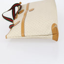 GUCCI Micro GG Supreme Web Sherry Line Bag PVC Ivory 002 39 0215 Auth 146006-4