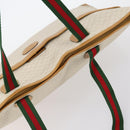 GUCCI Micro GG Supreme Web Sherry Line Bag PVC Ivory 002 39 0215 Auth 146006-6