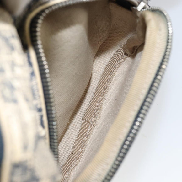 GUCCI GG Supreme Shoulder Bag PVC Navy Gold 246881 Auth 146007