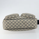 GUCCI GG Supreme Shoulder Bag PVC Navy Gold 246881 Auth 146007-5