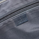 GUCCI GG Crystal Shoulder Bag Coated Canvas Navy Gold 181092 Auth 146008-18