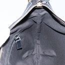 GUCCI GG Crystal Shoulder Bag Coated Canvas Navy Gold 181092 Auth 146008-19