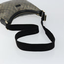 GUCCI GG Crystal Shoulder Bag Coated Canvas Navy Gold 181092 Auth 146008-7