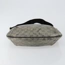 GUCCI GG Crystal Shoulder Bag Coated Canvas Navy Gold 181092 Auth 146008-5