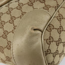 GUCCI GG Canvas Hand Bag Beige Gold 247902 Auth 146010-16