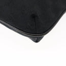 GUCCI GG Canvas Shoulder Bag Black Silver 122793 Auth 146012-12