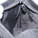 GUCCI GG Canvas Shoulder Bag Black Silver 122793 Auth 146012-20