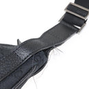 GUCCI GG Canvas Shoulder Bag Black Silver 122793 Auth 146012-9