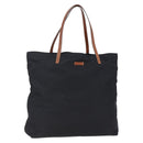 GUCCI GG Canvas Tote Bag Nylon Black 295252 Auth 146013-1
