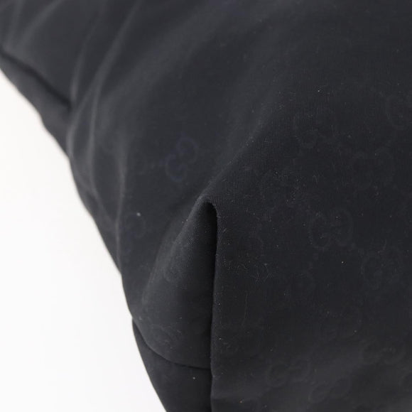 GUCCI GG Canvas Tote Bag Nylon Black 295252 Auth 146013