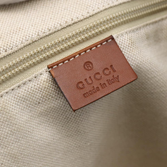 GUCCI GG Canvas Tote Bag Nylon Black 295252 Auth 146013