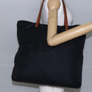 GUCCI GG Canvas Tote Bag Nylon Black 295252 Auth 146013-22