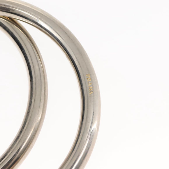 PRADA Hand Bag Nylon Blue Gold Auth 146014