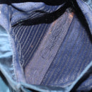 PRADA Hand Bag Nylon Blue Gold Auth 146014-23