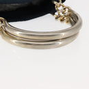 PRADA Hand Bag Nylon Blue Gold Auth 146014-7