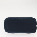 PRADA Hand Bag Nylon Blue Gold Auth 146014-5