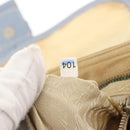 PRADA Shoulder Bag Nylon Beige Silver Auth 146015-25