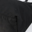 PRADA Tote Bag Nylon Black Gold Auth 146016-14