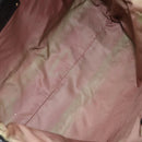 PRADA Tote Bag Nylon Black Gold Auth 146016-11