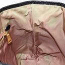 PRADA Tote Bag Nylon Black Gold Auth 146016-21