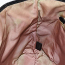 PRADA Tote Bag Nylon Black Gold Auth 146016-22