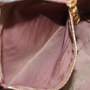 PRADA Tote Bag Nylon Black Gold Auth 146016-23