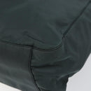 PRADA Tote Bag Nylon Green Silver Auth 146019-8