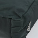 PRADA Tote Bag Nylon Green Silver Auth 146019-16