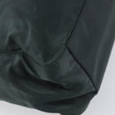 PRADA Tote Bag Nylon Green Silver Auth 146019-17