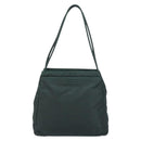 PRADA Tote Bag Nylon Green Silver Auth 146019-13