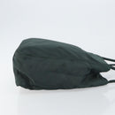 PRADA Tote Bag Nylon Green Silver Auth 146019-3