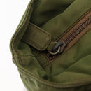 PRADA Tote Bag Nylon Green Silver Auth 146020-10