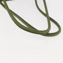 PRADA Tote Bag Nylon Green Silver Auth 146020-7