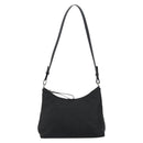 PRADA Tote Bag Nylon Black Silver Auth 146021-13