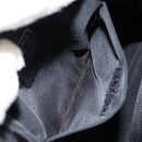 PRADA Tote Bag Nylon Black Silver Auth 146021-21