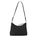 PRADA Tote Bag Nylon Black Silver Auth 146021-2