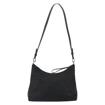 PRADA Tote Bag Nylon Black Silver Auth 146021 - 0
