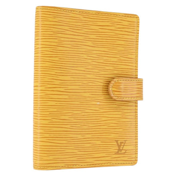 LOUIS VUITTON Epi Agenda PM Day Planner Cover Yellow R20059 LV Auth 146025