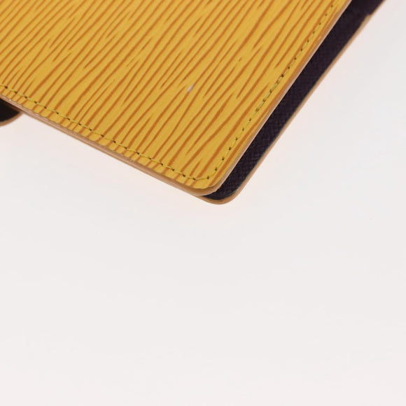LOUIS VUITTON Epi Agenda PM Day Planner Cover Yellow R20059 LV Auth 146025