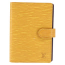 LOUIS VUITTON Epi Agenda PM Day Planner Cover Yellow R20059 LV Auth 146025-13