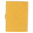 LOUIS VUITTON Epi Agenda PM Day Planner Cover Yellow R20059 LV Auth 146025-2