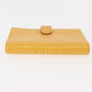 LOUIS VUITTON Epi Agenda PM Day Planner Cover Yellow R20059 LV Auth 146025-4
