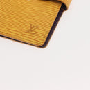 LOUIS VUITTON Epi Agenda PM Day Planner Cover Yellow R20059 LV Auth 146025-14