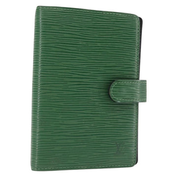 LOUIS VUITTON Epi Agenda PM Day Planner Cover Green R20054 LV Auth 146026