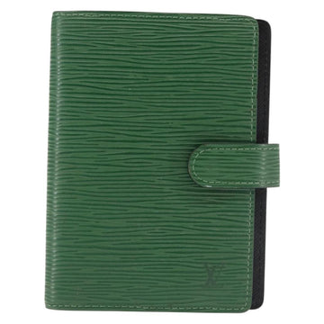 LOUIS VUITTON Epi Agenda PM Day Planner Cover Green R20054 LV Auth 146026 - 0
