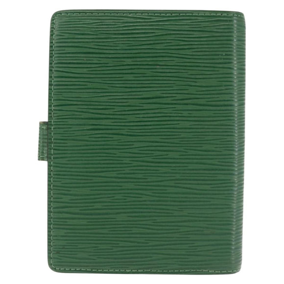 LOUIS VUITTON Epi Agenda PM Day Planner Cover Green R20054 LV Auth 146026