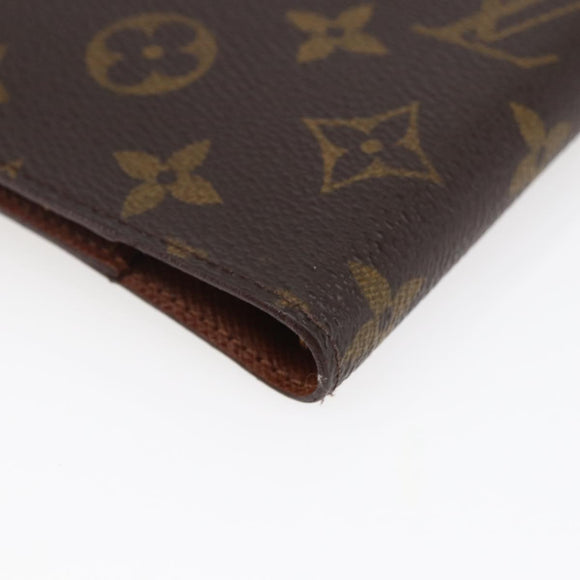 LOUIS VUITTON Monogram Agenda PM Day Planner Cover R20005 LV Auth 146028