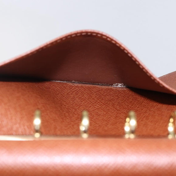 LOUIS VUITTON Monogram Agenda PM Day Planner Cover R20005 LV Auth 146028