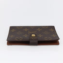 LOUIS VUITTON Monogram Agenda PM Day Planner Cover R20005 LV Auth 146028-3