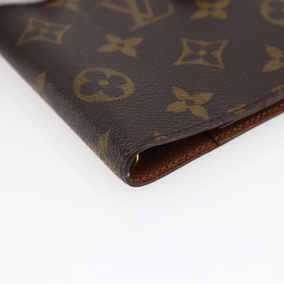 LOUIS VUITTON Monogram Agenda PM Day Planner Cover R20005 LV Auth 146028